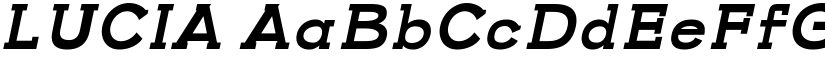 LUCIA font download