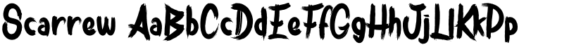 Scarrew font