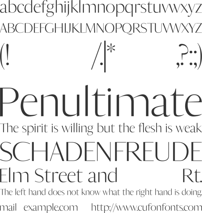 BLOSSOM font preview