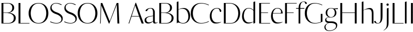BLOSSOM font download