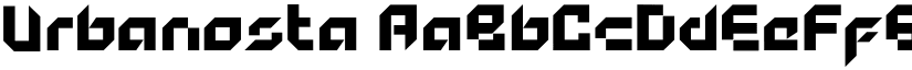 Urbanosta font download