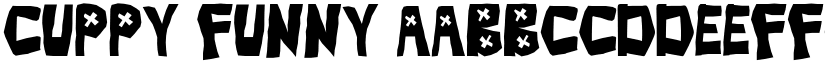 Cuppy Funny font