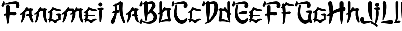 Fangmei font download