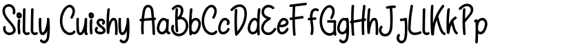 Silly Cuishy font download