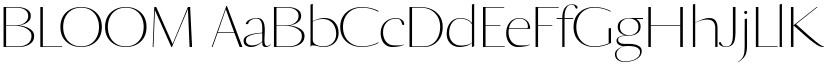 BLOOM font download