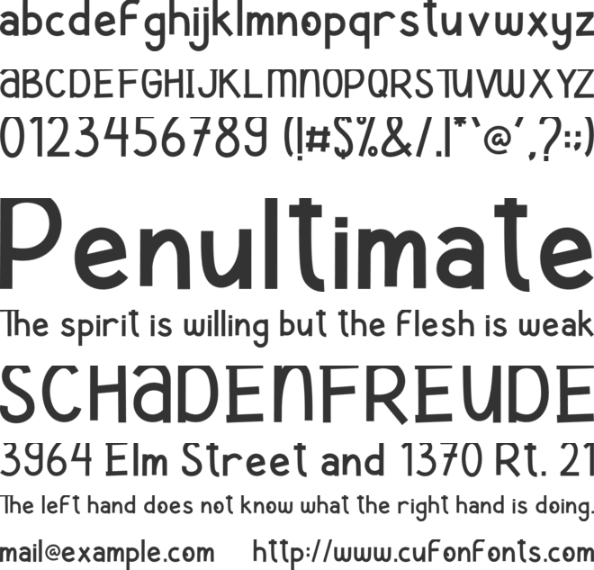 Summer Horizon font preview