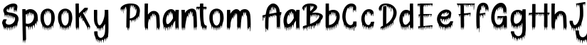 Spooky Phantom font