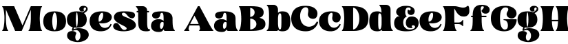 Mogesta font download