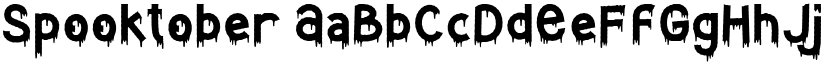Spooktober font