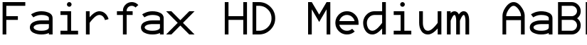 Fairfax HD font download