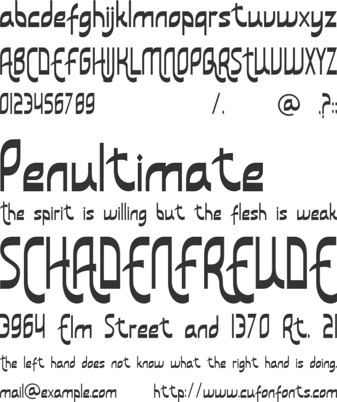 Kasyiro font preview