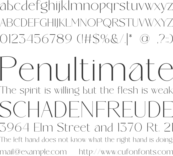 Bandana font preview