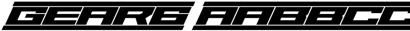 Gear6 font