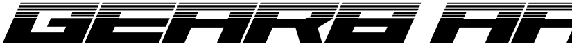 Gear6 font