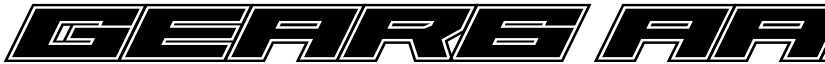 Gear6 font