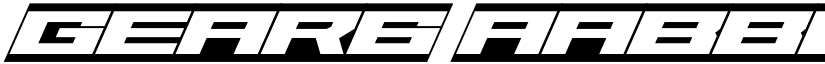 Gear6 font