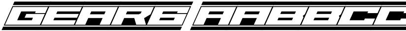 Gear6 font
