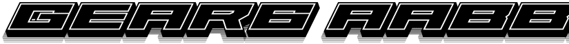 Gear6 font