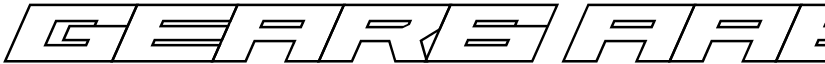 Gear6 font