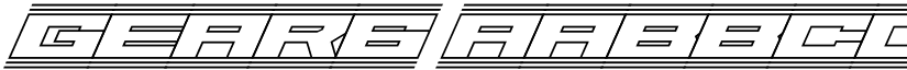 Gear6 font