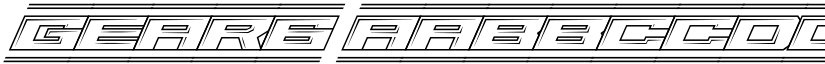 Gear6 font