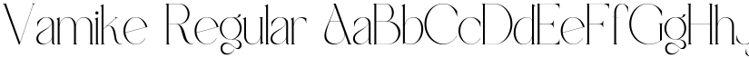 Vamike font download