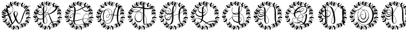 Wreathling Monogram font download