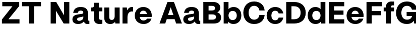 ZT Nature font