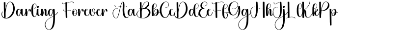 Darling Forever font