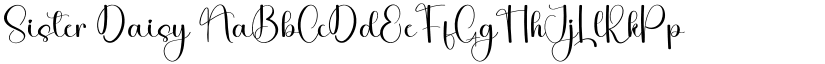 Sister Daisy font