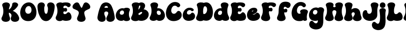 KOVEY font