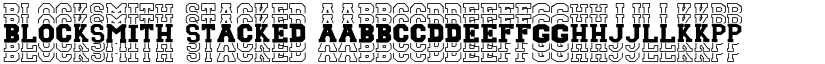 Blocksmith Stacked font download