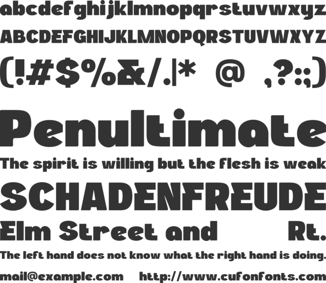 Food Delicious font preview