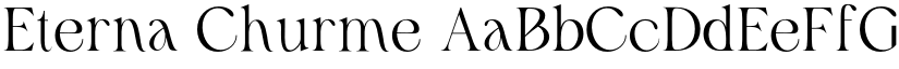 Eterna Churme font download