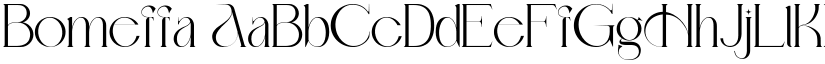 Bomeffa font