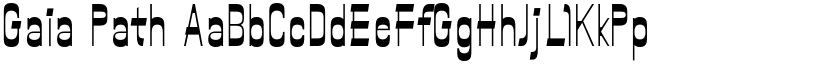 Gaia Path font download