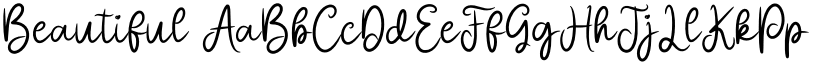 Beautiful font