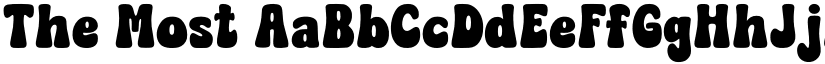 The Most font