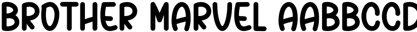 Brother Marvel font