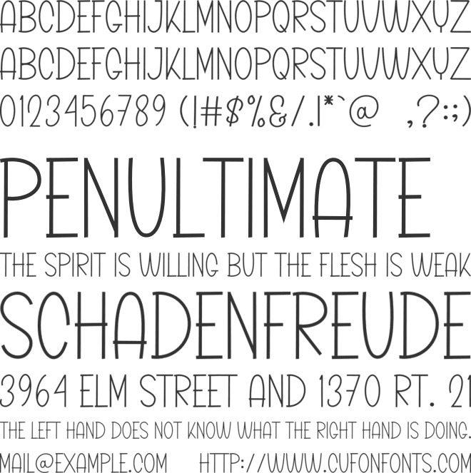 Popcorn Delicious font preview