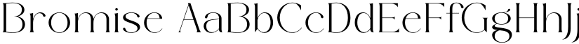 Bromise font download