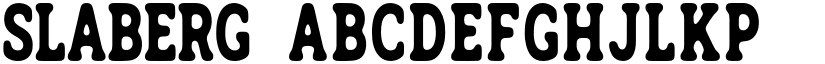 SLABERG font download