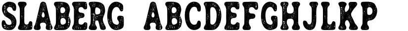 SLABERG font