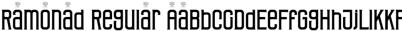 Ramonad Regular font