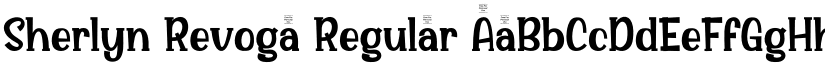 Sherlyn Revoga font download