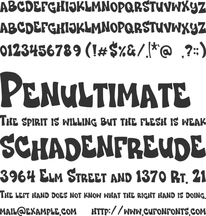 Blaze Punch font preview