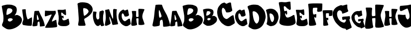 Blaze Punch font