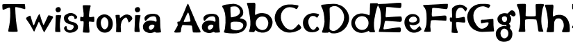 Twistoria font
