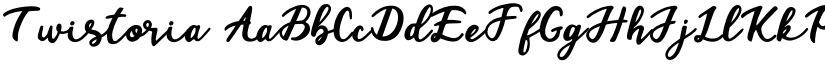 Twistoria font