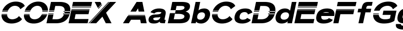 CODEX font